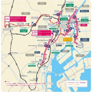 東京マラソン2023コースマップ