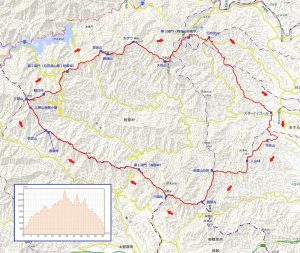 第31回日本山岳耐久レースコースマップ