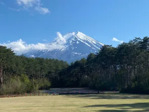 富士山パーキングから眺める富士山
