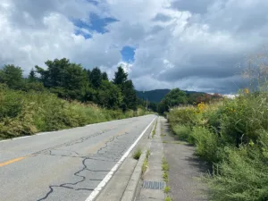 陽射しを浴びている瞬間は一気に暑さを感じる