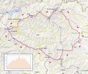 第32回日本山岳耐久レースコースマップ