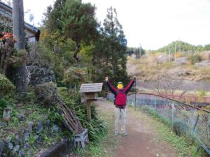 滝ノ平尾根登山口に無事到着！