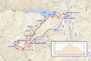 棒ノ折山登山ルート