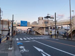 大磯駅入口交差点まで戻って来た