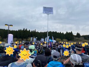 最前線から3列目という好位置の確保