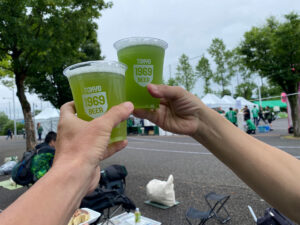 ヴェルディグリーンのクラフトビールでカンパイ!