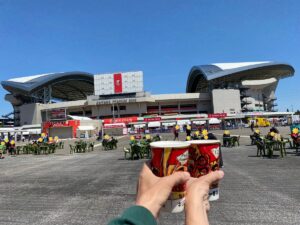 埼玉スタジアム2002にカンパイ！