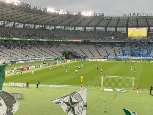 ポゼッションは横浜FCが圧倒しているが…