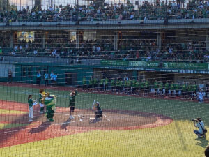 両チームキャプテンの森田選手&菅野選手による選手宣誓