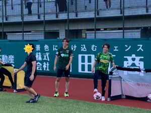 稲見選手&なでしこジャパンのレジェンド・岩清水選手
