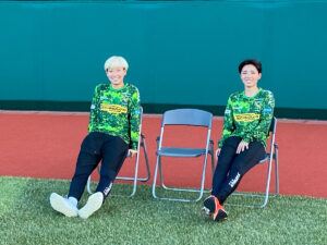 菅野選手&北村選手