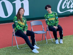 宇津木選手&池上選手