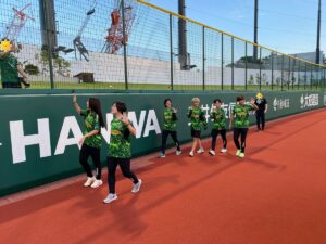 ベレーザ選手には「ベレーザ2連覇!」とパパ隊長