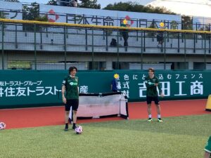長沢選手&林選手