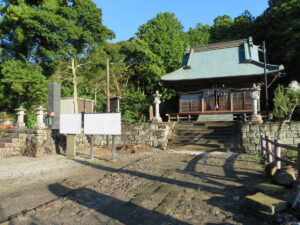 平群天神社駐車場を出発！
