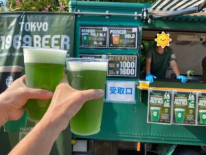 ヴェルディグリーンのクラフトビールでカンパイ！