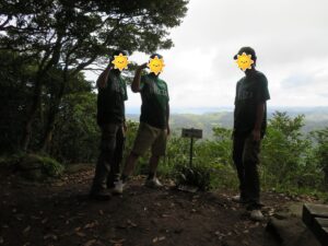 鋸山山頂（標高330m）に到着！