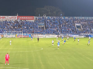 徐々に横浜FCが攻撃を強める