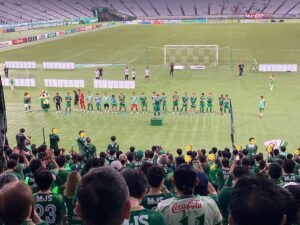 ダメ押し点を挙げたDF谷口選手のスピーチ