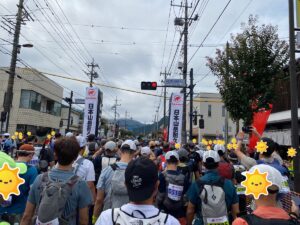 これから71.5Kmの長い旅が始まる
