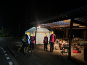 リタイアポイントに到着し、正式にリタイア決定!
