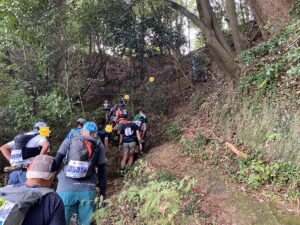 息が上がってやや気持ち悪く感じる…