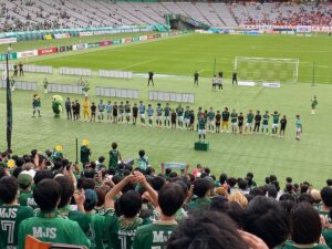 決勝点を挙げたDF谷口選手